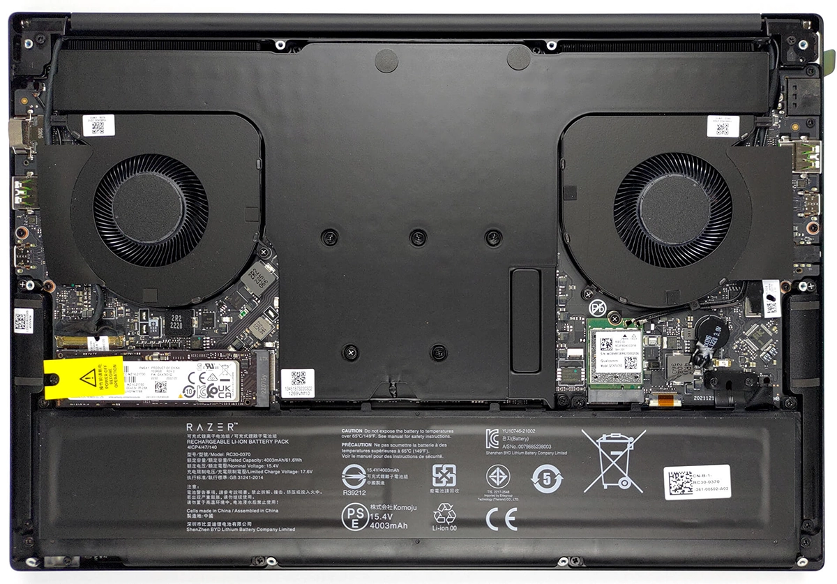 Battery and fans laptop repairs